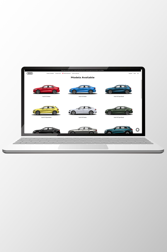 Audi online showroom