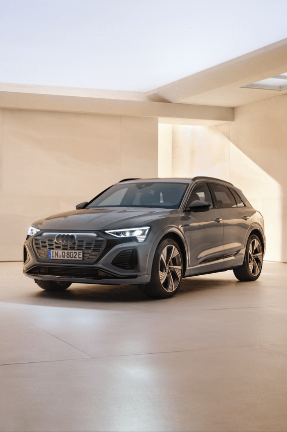 The future of sustainable mobility - Preview of  Audi Q8 e-tron electric vehicle in Singapore